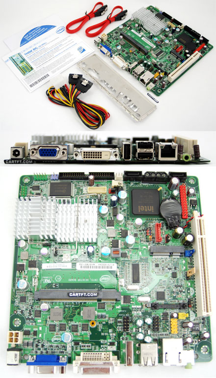 10x Intel D945GSEJT Half-Height (with integrated Atom 1.6Ghz CPU, Johnstown) [<b>FANLESS</b>] <b>[10-units-pack]</b>