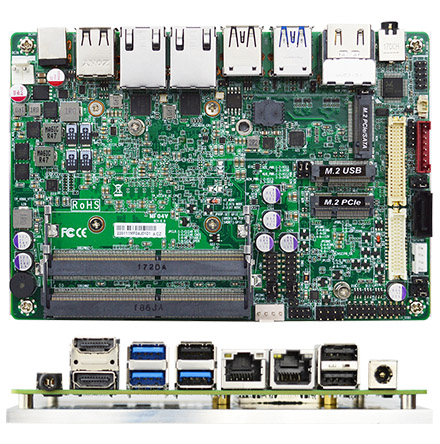 Jetway MF04V00 3,5" SBC (Intel J6412 CPU_10W, 2x LAN, 2x HDMI)